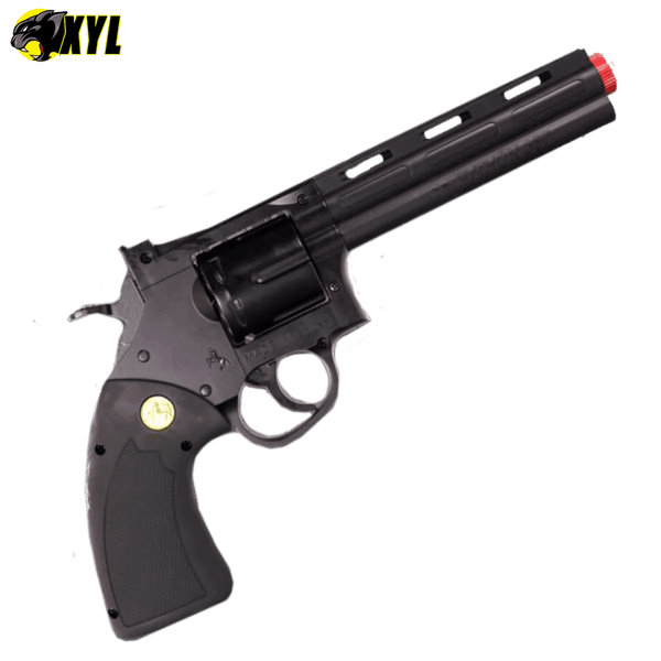 5-inch Python 357 Gelsoft Revolver with functioning cylinder and realistic design for dynamic play.