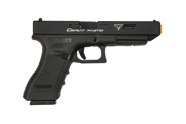 E&C Glock 34 TTI Gas Blowback Pistol Gel Blaster with realistic design and features for airsoft enthusiasts.