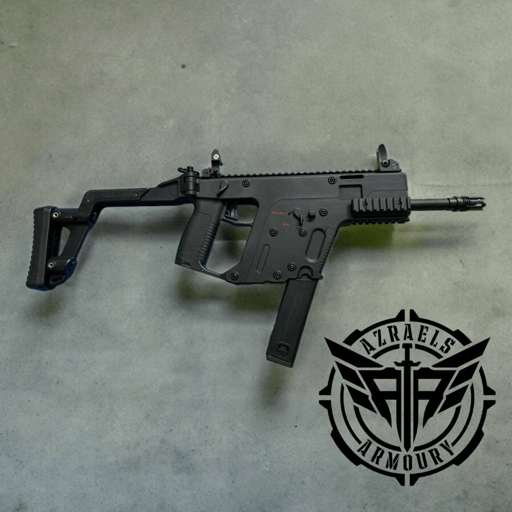 Armoury Upgraded A&K KRISS Vector with full metal internals and enhanced performance features.