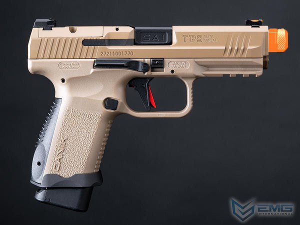 Cybergun CANIK x Salient Arms Licensed TP9 Elite Combat GBB Gel Blaster Tan 6