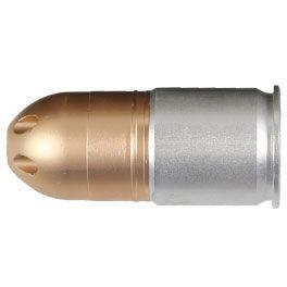 Double Bell M-56 Metal Grenade for M203, gas-powered gel blaster accessory, realistic design, high-performance.