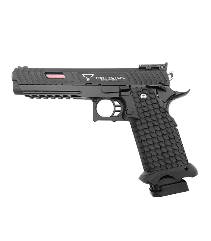 E&C 2011 TTI HI-Capa GBB Pistol Gel Blaster with modern design and tactical grip for competitive play.