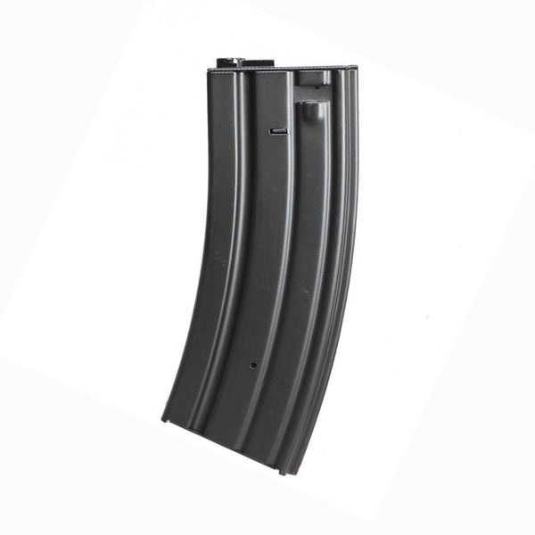 E&C Metal HK416 Magazine for high-speed builds, with 220 gel capacity and up to 50 rounds per second performance.