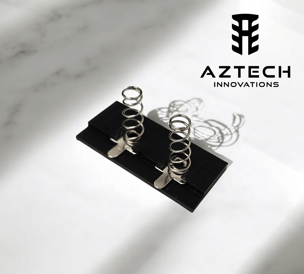 Aztech Innovations retroarms magazine terminal block with springs suited for APS and gen 8 pattern magazines.