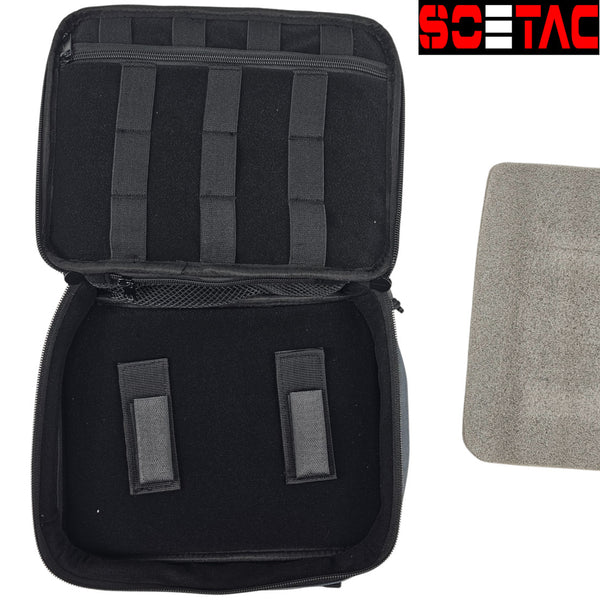 SOETAC Q206-2 Tactical Pistol Case Gel Blaster Bag – Black