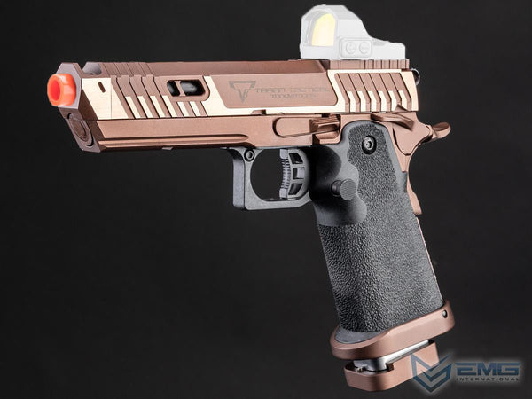 TTI™ / EMG Sand Viper GBB Gel Blaster replica with aluminum slide and polymer grip features.