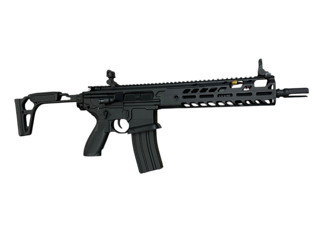 VIRTUS SIG MCX Gel Blaster AEG Rifle in black, featuring automatic firing modes and durable construction.