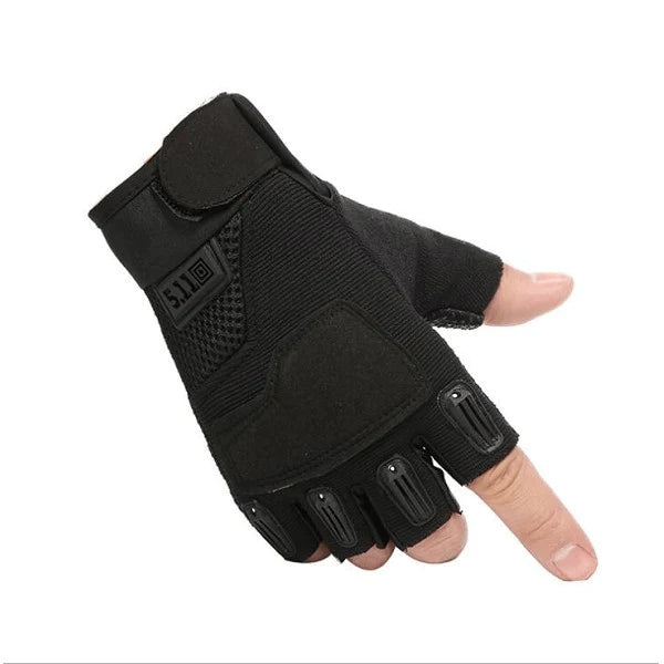 511 Half - Finger Gloves - Black - Azraels Armoury