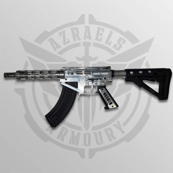 Armoury Upgraded Azrael Chimera Chrome Mutant Blaster - Azraels Armoury