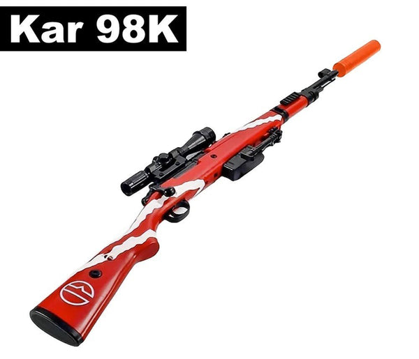 GJ 98K Manual Mag Feed Gel Blaster Sniper - Red - Azraels Armoury