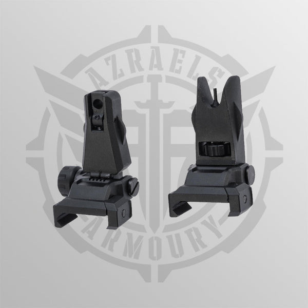 Hawk Flip - Up Back Up Sights - Azraels Armoury